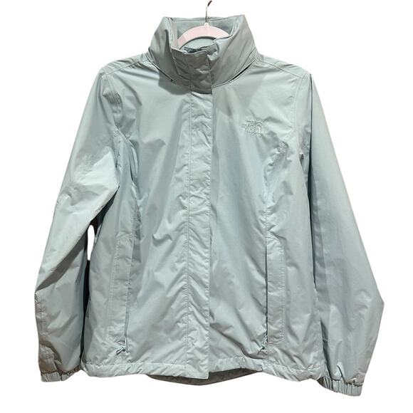 The North Face Full Zip Jacket Light Blue Dry Vent Hooded Women’s Size Medium M - Picture 1 of 16